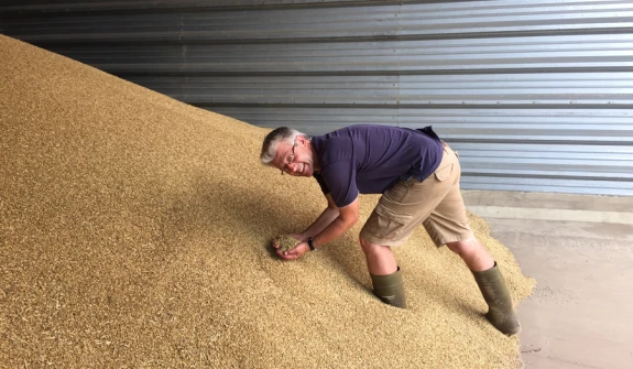 Feed grown, harvested and packaged on our family farm