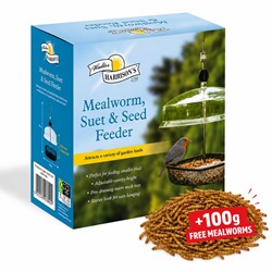 Hanging Mealworm Feeder + Free Mealworms