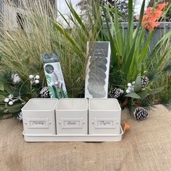 Herb Pots and Labels and a Houseplant Pruner