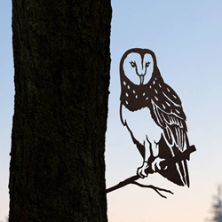 Metal Bird - Barn Owl