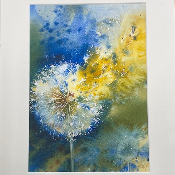 Blowing In The Wind Water Colour
