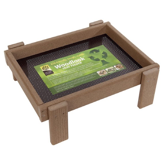 Woodlook Ground Feeding Tray - Weathered Wood 