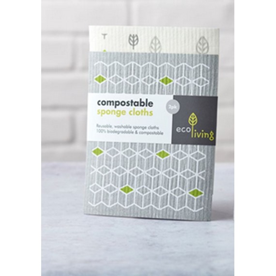 Compostable Sponge Cleaning Cloths