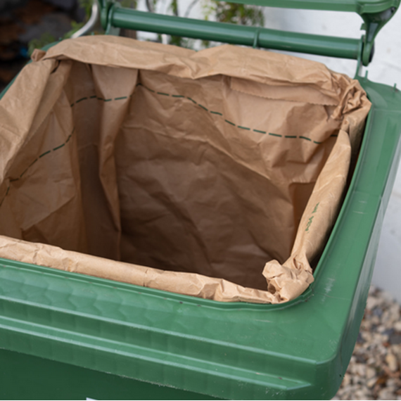 Pack of 3 Compostable Wheelie Bin Liners