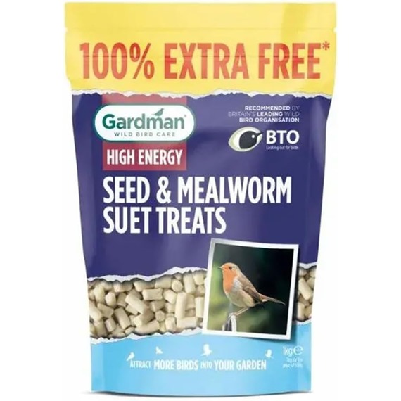 Gardman Suet Treats 500g + 100% Extra Free