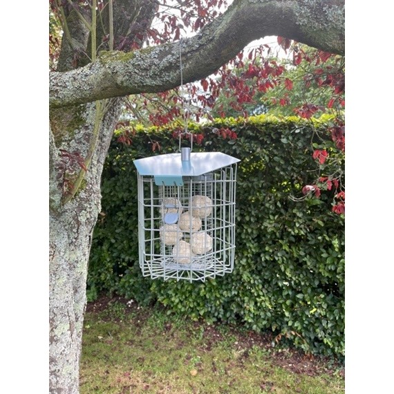 Nuttery Hexihaus Fatball/Suet Cake Feeder