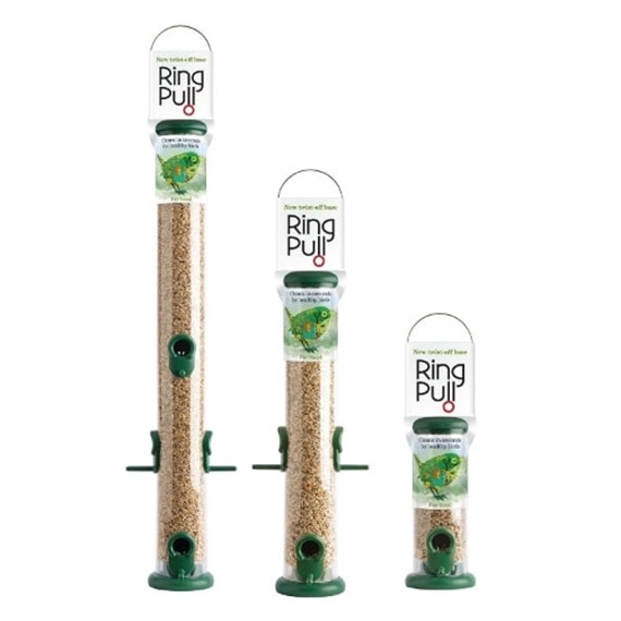  Ring Pull* Plastic Seed Feeders 