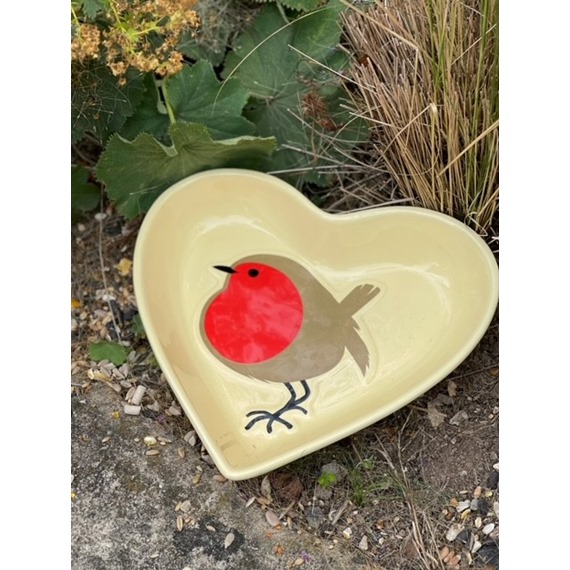 I Love Robins Ceramic Dish