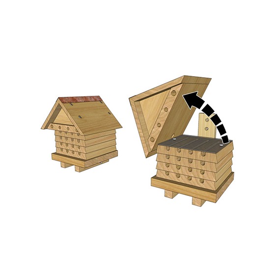 Interactive Solitary Bee Hive