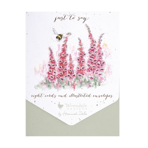 Wrendale Just to Say Thank You - Packs of 8 cards
