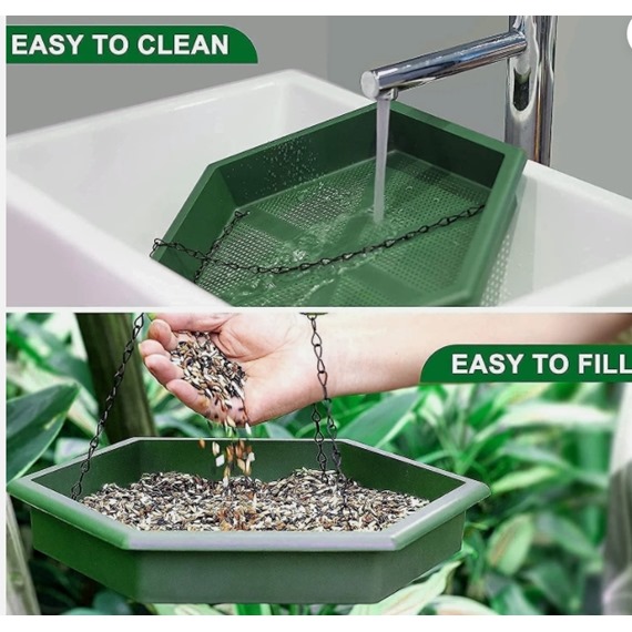 Hanging Water Dish and Feeder Set