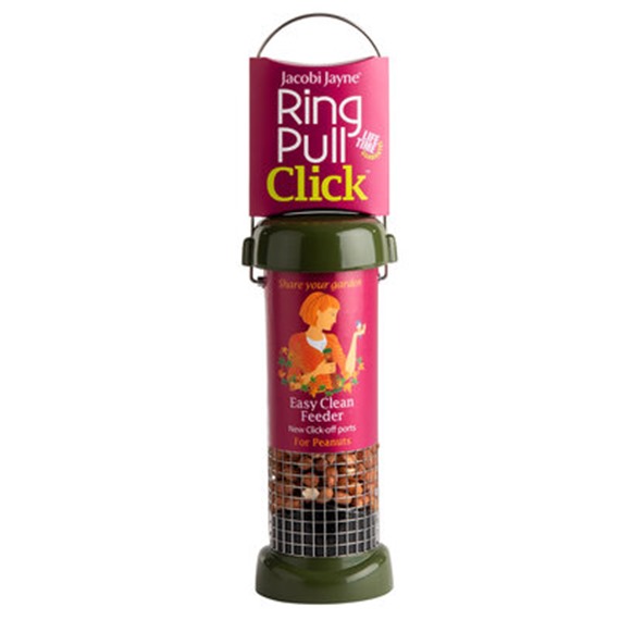 Ring-Pull Click™ Metal Peanut Feeders