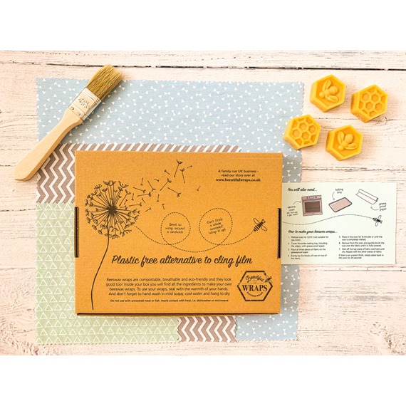 Make your own Beeswax Wraps gift box - SAVE 10% OFF!