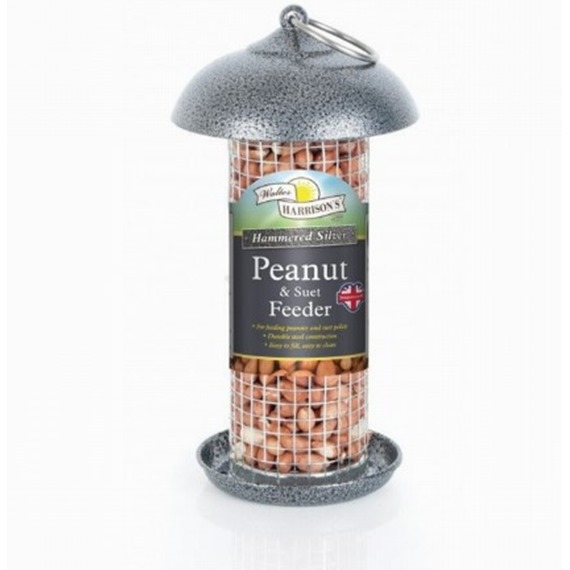 Hammerstone Silver Mini Peanut & Suet Feeder