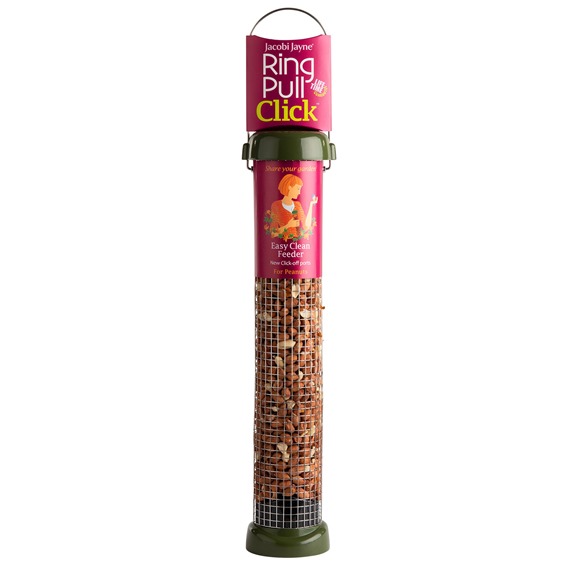 Ring-Pull Click™ Metal Peanut Feeders