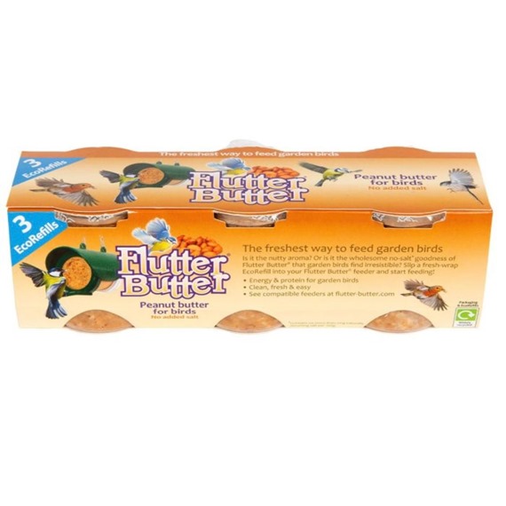 Peanut butter pods for birds