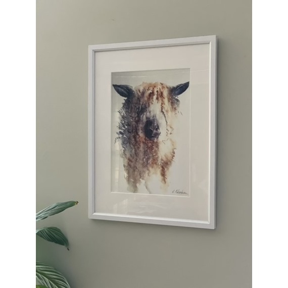 Pulling The Wool Over My Eyes - Watercolour Print
