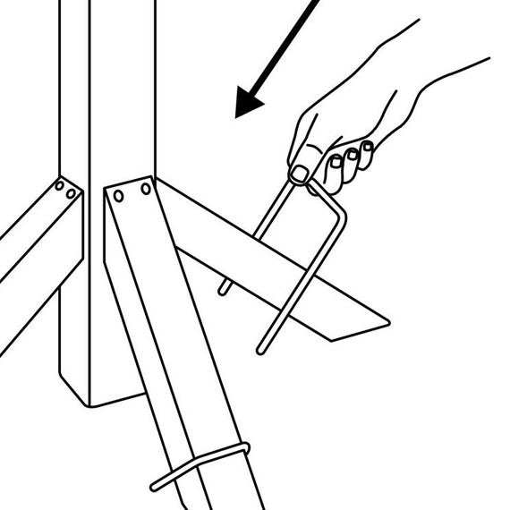 Bird Table Anchoring Pegs 