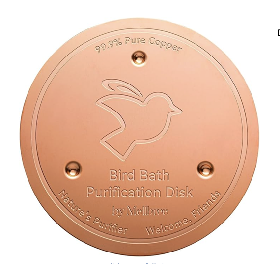Mellbree Copper Bird Bath Purification Disk