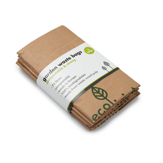 Compostable Garden Waste Bags - Packs of 5