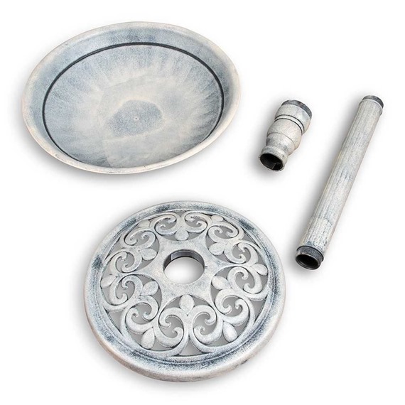 Weissensee Pedestal Bird Bath