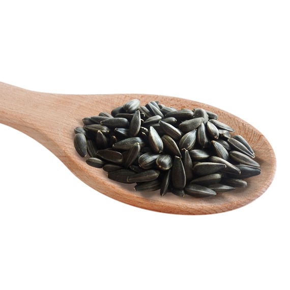 Black sunflower seeds for birds