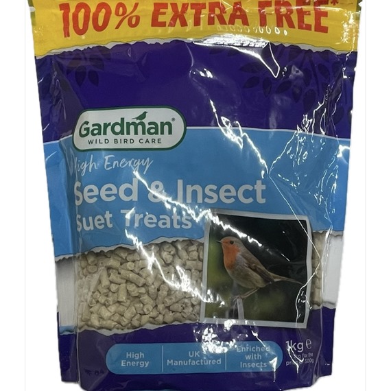 Gardman Suet Treats 500g + 100% Extra Free