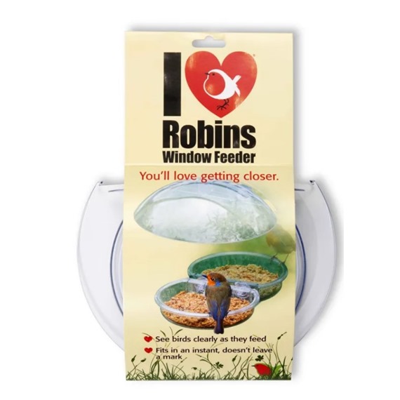 I Love Robins Window Feeder