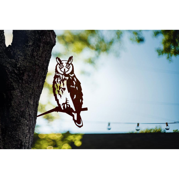 Metal Bird - Long-Eared Owl 