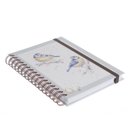 Wrendale A5 Spiral Bound Notebook - Bluetits
