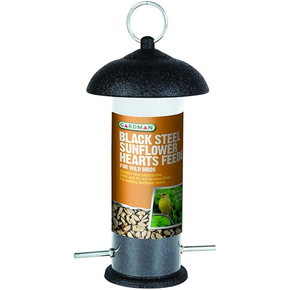 sunflower heart bird feeder