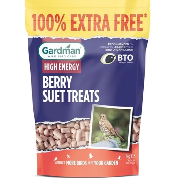Gardman Suet Treats 500g + 100% Extra Free