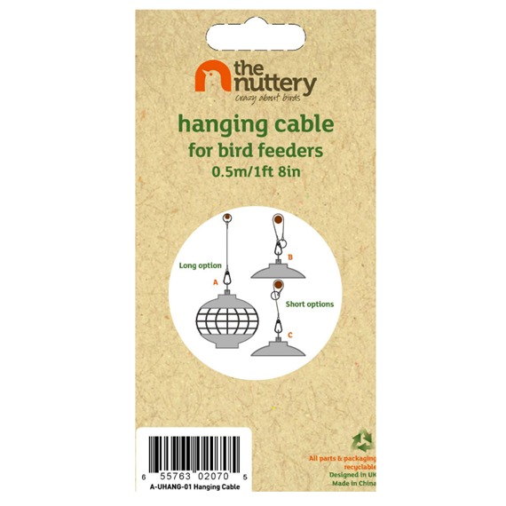 Nuttery Hanging Cable for Bird Feeders