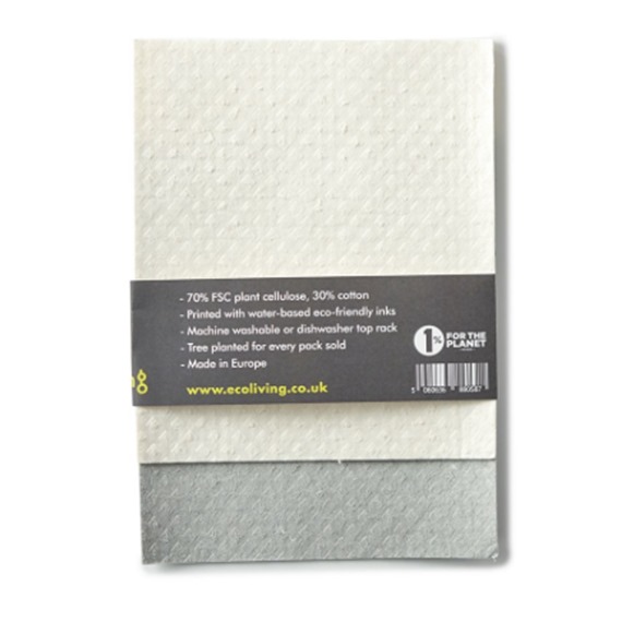 Compostable Sponge Cleaning Cloths