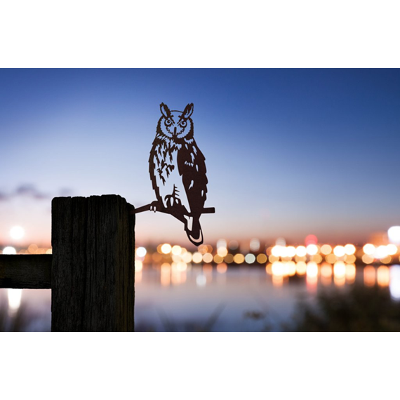 Metal Bird - Long-Eared Owl 