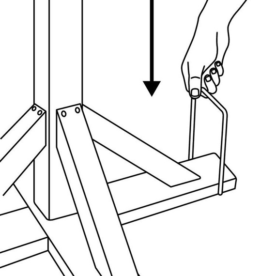 Bird Table Anchoring Pegs 