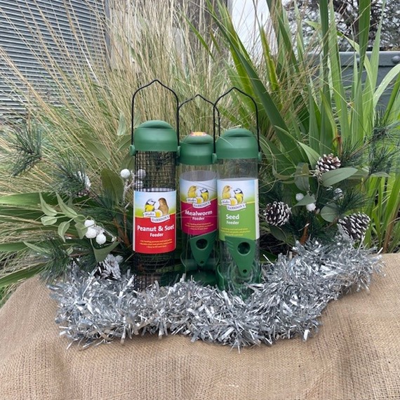 Flip Top Bird Feeding Bundle plus food