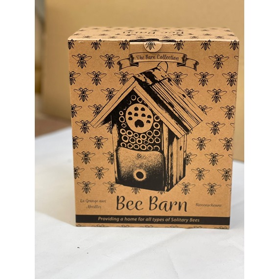 Bee Barn - with a FREE pack of organic nesting hay
