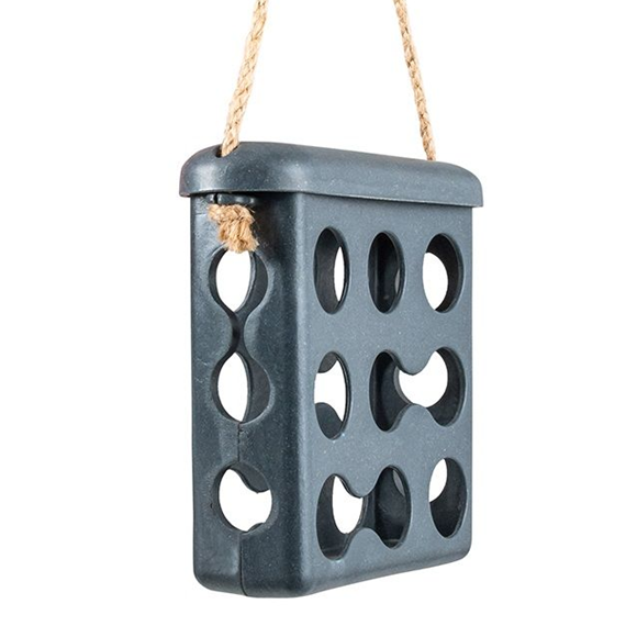Rome Fat Square Feeder - Anthracite
