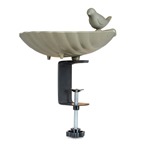 Balcony Bird Bath Balus - Olive Green