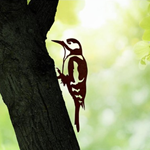 Metal Bird - Great Spotted Woodpecker 