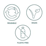 5 Straight Stainless Steel Drinking Straws