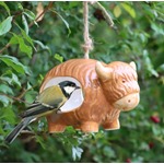 'Hairie' Hanging Ceramic Highland Cow