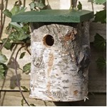 National Trust Birch Log Nest Box 32mm