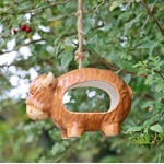 'Hairie' Hanging Ceramic Highland Cow