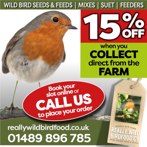 Collect your order from the farm and save 15%