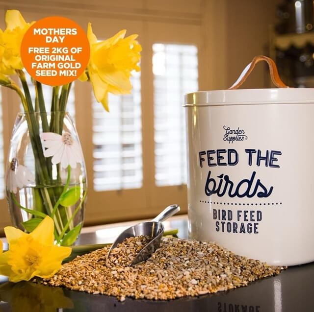 Feed the Birds - Bird Seed Storage Tin