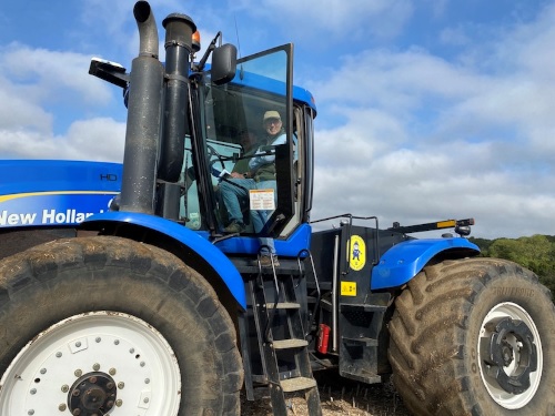 New Holland tractor