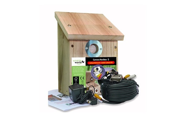 nest box with internal camera